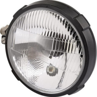 Reflektor ciągnikowy plastikowy lewy Wesem 1400660100 - widok z przodu