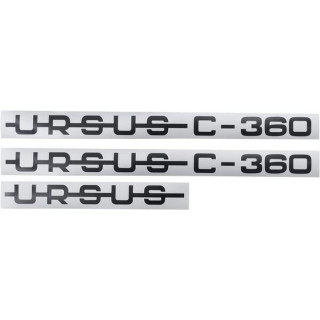 Zestaw naklejek dla Kramp 2690EMBL360 - widok z przodu