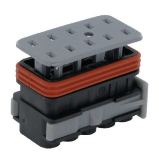 Obudowa wtyczki żeńska Cobo 301606870 - widok z przodu