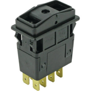 Przełącznik kołyskowy I-II on-on 8-pin Cobo 1660310001 - widok z przodu