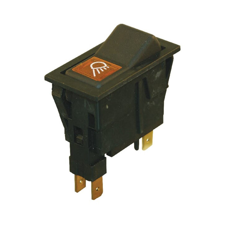 Przełącznik kołyskowy 0-I off-on 4-pin lampy robocze Cobo 13380000 - widok z przodu